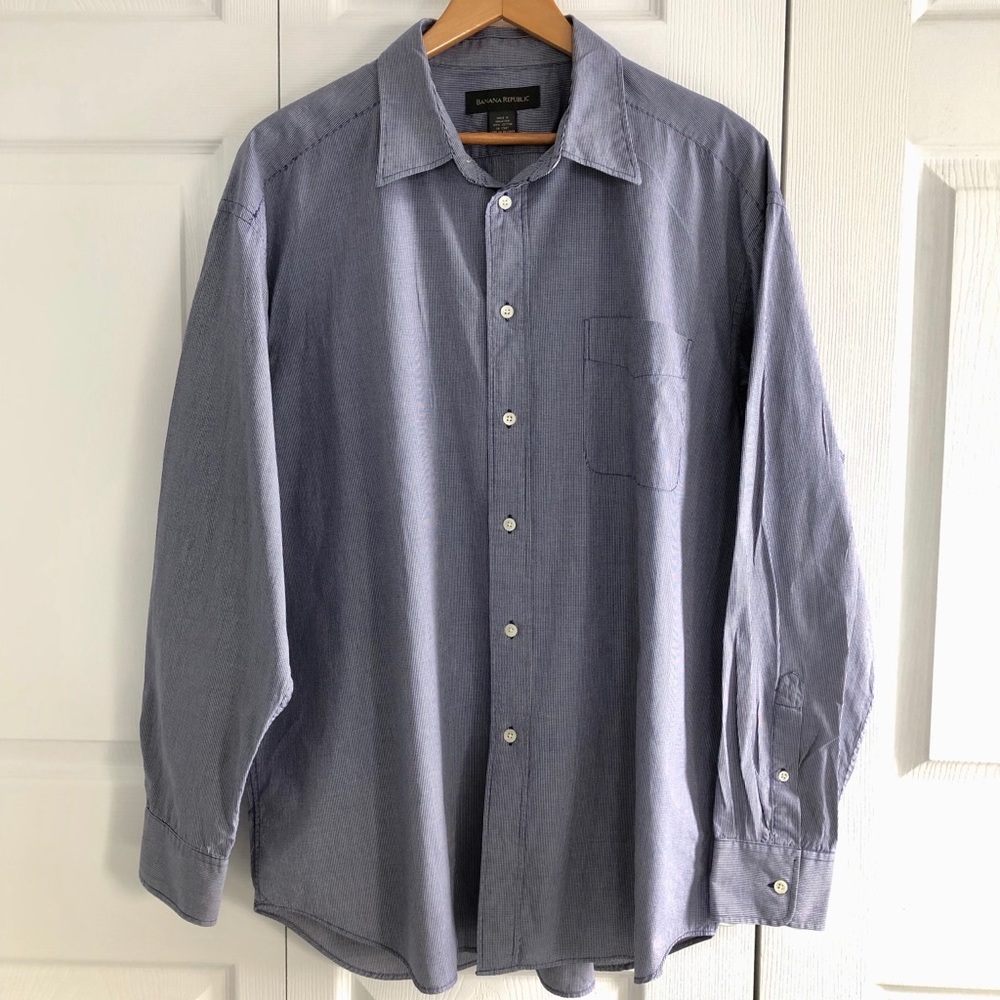 BANANA REPUBLIC men’s long sleeve shirt